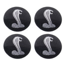4 PCS Egypt God Statue Metal Car Sticker Wheel Hub Caps Centre Cover Decoration