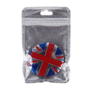 4 PCS England Flag Metal Car Sticker Wheel Hub Caps Centre Cover Decoration