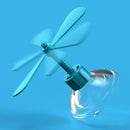 Motorcycle Helmet Take-copter Decoration Motorbike Helmet Suction Cups Rotate Horns Decoration(Yellow)