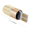 2 PCS T10 DC12V / 2.2W / 6000K / 160LM Car Auto Turn Lights / Running Lights (Turn: Yellow Light; Running: White Light)