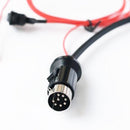 Car 8 Pin Wireless Bluetooth Module AUX Audio Adapter Cable for Nissan