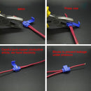 50 PCS Quick Splice Solderless Wire Terminals Connector