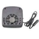 DC 12V Car Auto Vehicle Electronic Heater Fan(Black)