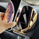 Car QC Fast Charging QI Standard Automatic Induction Wireless Charger Air Vent Bracket(Tarnish)