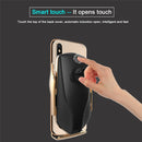 Car QC Fast Charging QI Standard Automatic Induction Wireless Charger Air Vent Bracket(Silver)