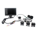PZ612-4AHD IP67 120 Degree Car AHD 1080P 2 Megapixels 10 inch 4-Way Rearview Mirror Monitor, Night Vision Full Color, with Video Function