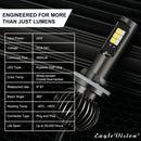 2 PCS EV14 880 / 881 DC9-32V / 6W / IP67 Car LED Double Color Fog Light, Ice Blue Light + Amber Light
