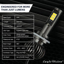 2 PCS EV15 880 / 881 DC9-32V / 6W / IP67 Car LED Double Color Fog Light, Cold White Light + Amber Light