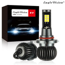 2 PCS EV15 9005 / 9006 DC9-32V / 6W / IP67 Car LED Double Color Fog Light, Cold White Light + Amber Light