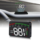A900 OBD2 3.5 inch Vehicle-mounted Head Up Display Security System, Support Car Speed / Engine Revolving Speed Display / Water Temperature / Voltage / Driving Mileage