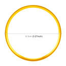 Car Auto Steering Wheel Ring Cover Trim Sticker Decoration for Audi A4L / A3 / A5 2017-2019(Gold)