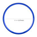 Car Auto Steering Wheel Ring Cover Trim Sticker Decoration for Audi A4L / A3 / A5 2017-2019(Blue)