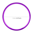 Car Auto Steering Wheel Ring Cover Trim Sticker Decoration for Audi A4L / A3 / A5 2017-2019(Purple)