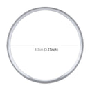 Car Auto Steering Wheel Ring Cover Trim Sticker Decoration for Audi A4L / A3 / A5 2017-2019(Silver)