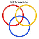 4 PCS Car Metal Wheel Hub Decoration Ring for BMW 5 Series 2018 (Blue)
