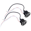 2 PCS 2.5 inch DC12V 10W 900LM 6500K Car Angel Eyes Fog Lamp Foglight, Cable Length: 20cm(Blue Light + White Light)