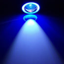 2 PCS 3.5 inch DC 12V 10W 900LM 7000K Car Angel Eyes Fog Lamp Foglight(Blue Light + White Light)