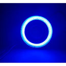 2 PCS 3.5 inch DC 12V 10W 900LM 7000K Car Angel Eyes Fog Lamp Foglight(Blue Light + White Light)