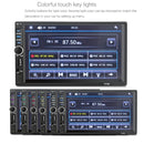7018B 7.0 inch HD Touch Screen Dual DIN Car Radio Bluetooth Stereo MP3 / MP4 / MP5 Player with Remote Control, with Rearview Camera, 6800 Module, Support FM / TF Card / USB Flash Disk