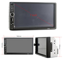 7018B 7.0 inch HD Touch Screen Dual DIN Car Radio Bluetooth Stereo MP3 / MP4 / MP5 Player with Remote Control, with Rearview Camera, 6800 Module, Support FM / TF Card / USB Flash Disk