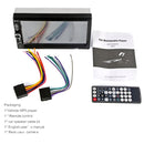 7018B 7.0 inch HD Touch Screen Dual DIN Car Radio Bluetooth Stereo MP3 / MP4 / MP5 Player with Remote Control, with Rearview Camera, 6800 Module, Support FM / TF Card / USB Flash Disk