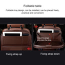 Multifunction Car Seat Pockets Folding Storage Bag (Wine Red)