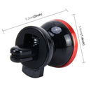 360 Degree Rotatable Universal Non Magnetic Nanometer Micro-suction Car Air Vent Phone Holder Stand for 3.5 - 5.5 inch iPhone, Galaxy, Huawei, Xiaomi, Sony, LG, HTC, Google and other Smartphones(Red)