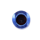 4 PCS Universal Barrel Shape Car Motor Bicycle Tire Valve Caps (Blue)