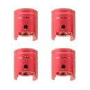4 PCS Universal Barrel Shape Car Motor Bicycle Tire Valve Caps (Red)