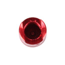 4 PCS Universal Barrel Shape Car Motor Bicycle Tire Valve Caps (Red)