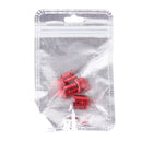 4 PCS Universal Barrel Shape Car Motor Bicycle Tire Valve Caps (Red)