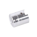 4 PCS Universal Barrel Shape Car Motor Bicycle Tire Valve Caps (Silver)
