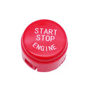 Car Start Stop Engine Button Switch Replace Cover 61319153832 for BMW 5 / 6 / 7 Series F Chassis without Start and Stop 2009-2013(Red)