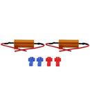 2 PCS Car Canbus Error Canceller Decoder Load Resistor LED 50W 8 Ohm No Blinking Decoder