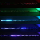 5050 20W 48 LED RGB Car Truck Remote Colorful Knight Rider LED Strobe Scanner Flash Strip Light, DC 12V Cable Length: 130cm(Colorful Light)
