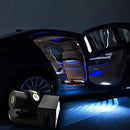 2 PCS DC 8-36V Ghost Shadow Courtesy Angel Wings Projection Lamp Car Door LED Welcome Lights(Ice Blue Light)
