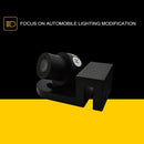 2 PCS DC 8-36V Ghost Shadow Courtesy Angel Wings Projection Lamp Car Door LED Welcome Lights(Ice Blue Light)