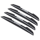 4 PCS Car Plastic Anti-collision Stickers Car Door Protector Door Side Edge Sticker(Black)