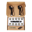 10 PCS 20W 4 LEDs SMD 5630 White Light + Yellow Light Daytime Running Light Turn Light Eagle Eye Light, DC 12V, Cable Length: 90cm