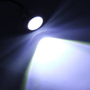 10 PCS 20W 4 LEDs SMD 5630 White Light + Yellow Light Daytime Running Light Turn Light Eagle Eye Light, DC 12V, Cable Length: 90cm(Silver)