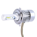 2 PCS H4 36W 3800LM 6000K 12 High Power LED White Headlamp, DC 8-48V