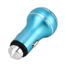 DC 12-24V Digital Charger Intelligent Matching Current Intelligent Charge Dual USB Car Charger(Blue)