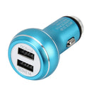 DC 12-24V Digital Charger Intelligent Matching Current Intelligent Charge Dual USB Car Charger(Blue)