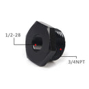 Car Oil Filter Adapters 3/4NPT to 1/2-28 Threaded Joints