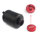 Universal Car Compact Baffled Oil Catch Can Waste Oil Recovery Tank Cooling Oil Can