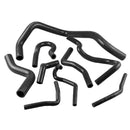 9 PCS Auto Silicone Radiator Hose Kit for Honda Civic D15 D16 EG EK 1992-2000(Black)