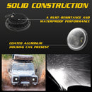 7 inch H4 / H13 DC 9V-30V 3000LM 6000K 30W IP67 4LED Lamp Beads Car Round Shape LED Headlight Lamps for Jeep Wrangler / Harley, with Angel Eye