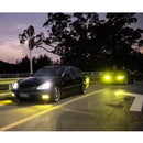 2 PCS H4 72W 1000LM 6000-6500K Super Bright White Light Car Fog LED Bulbs, DC 12-24V