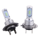 2 PCS H7 72W 1000LM 6000-6500K Super Bright White Light Car Fog LED Bulbs, DC 12-24V (Ice Blue Light)
