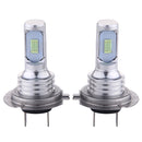 2 PCS H7 72W 1000LM 6000-6500K Super Bright White Light Car Fog LED Bulbs, DC 12-24V (Ice Blue Light)